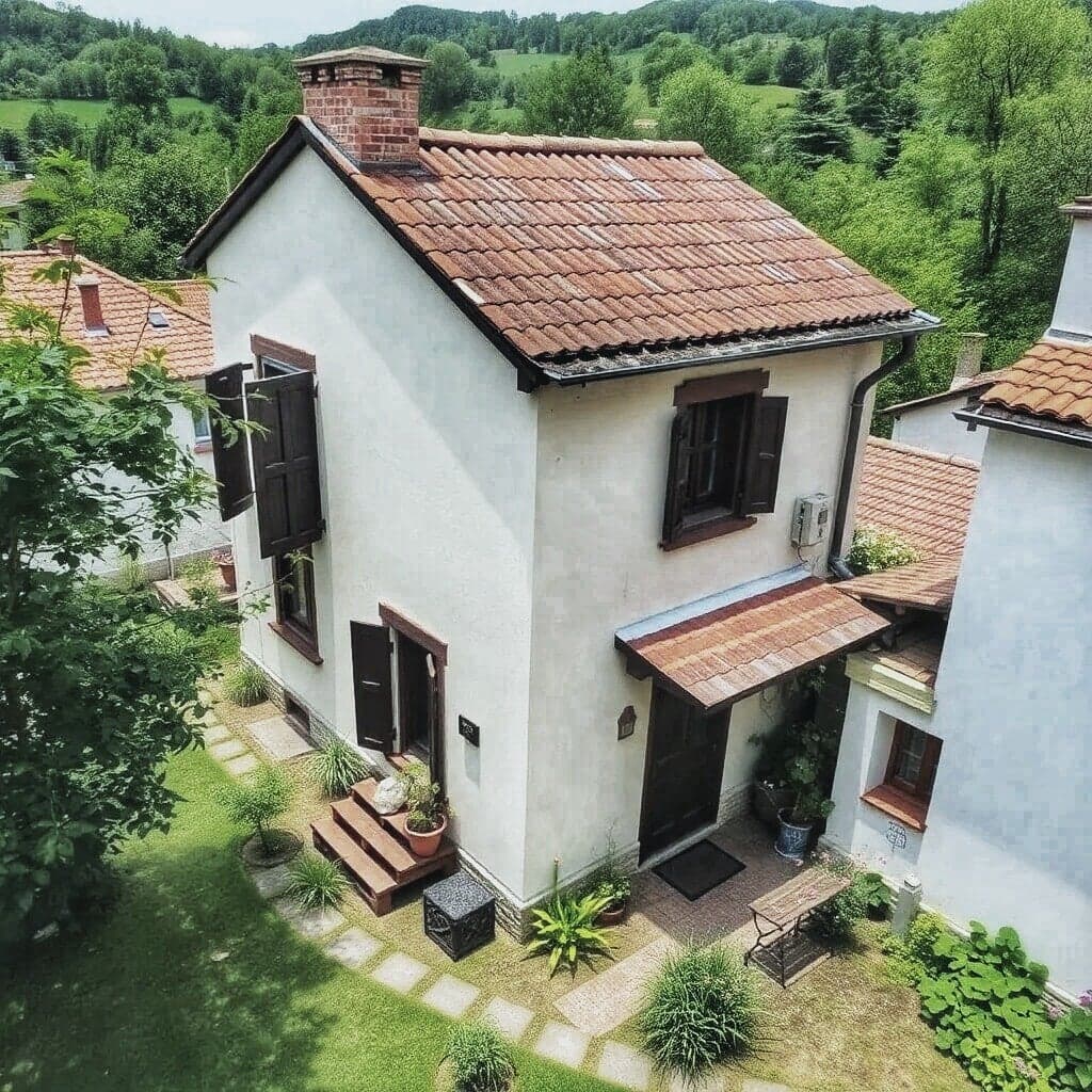 Családi ház légifotózás — légifelvétel 2.